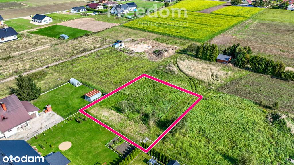 Działka 11 arów z pozwoleniem na budowę - Pełny obrazek: 4/16