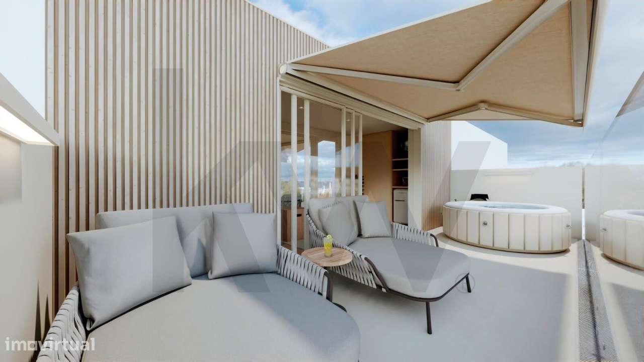 Moradia T3 em construção a 200m praia de Lavra – Arquitetura moderna e - Grande imagem: 5/57