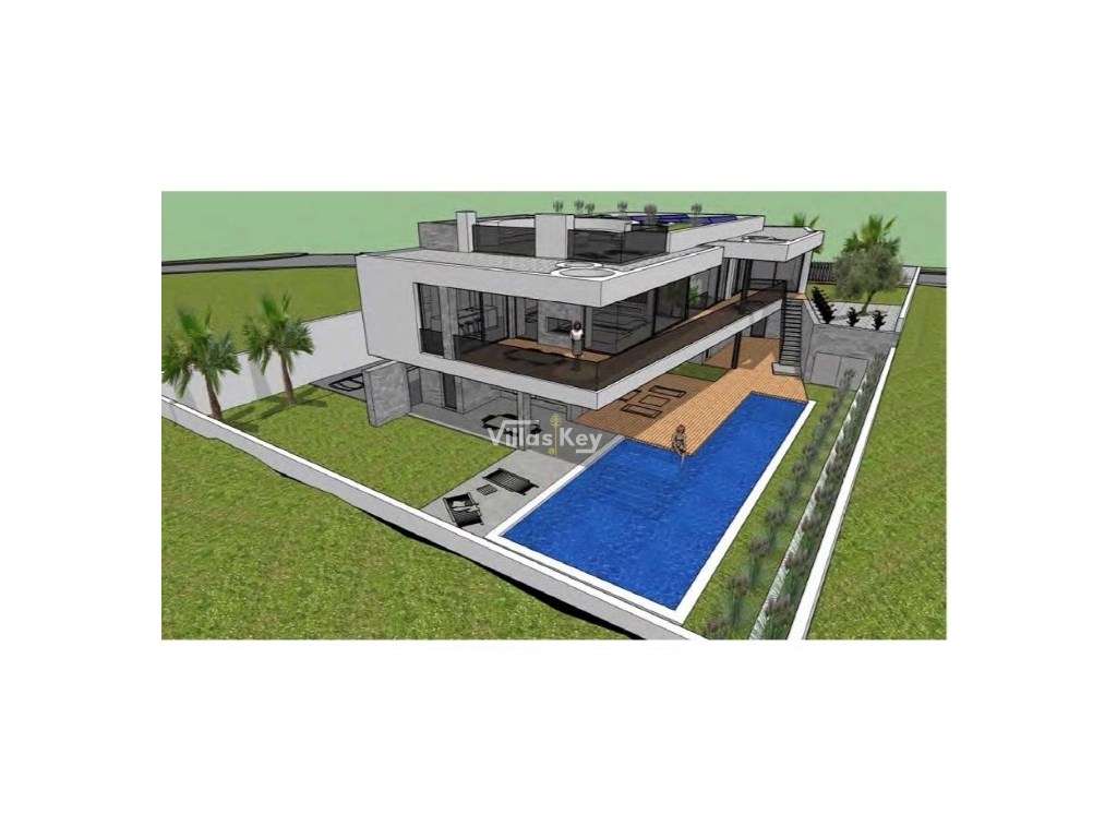 Moradia com 3 quartos, jardim, piscina, vista mar, ao lado da praia...-5