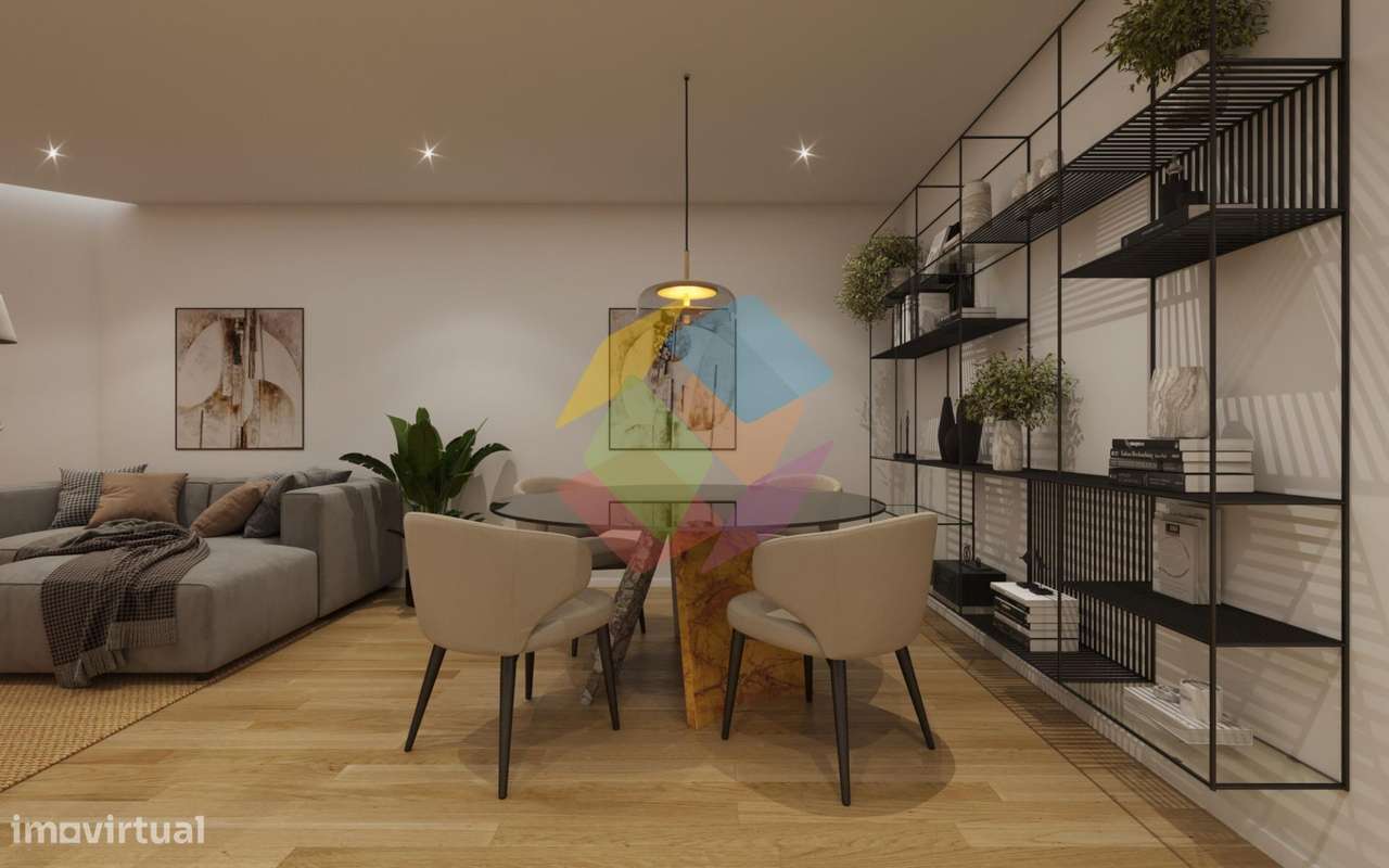 Apartamento T1 - Em Construção - Centro de Stª. Maria de Lamas - Grande imagem: 5/15