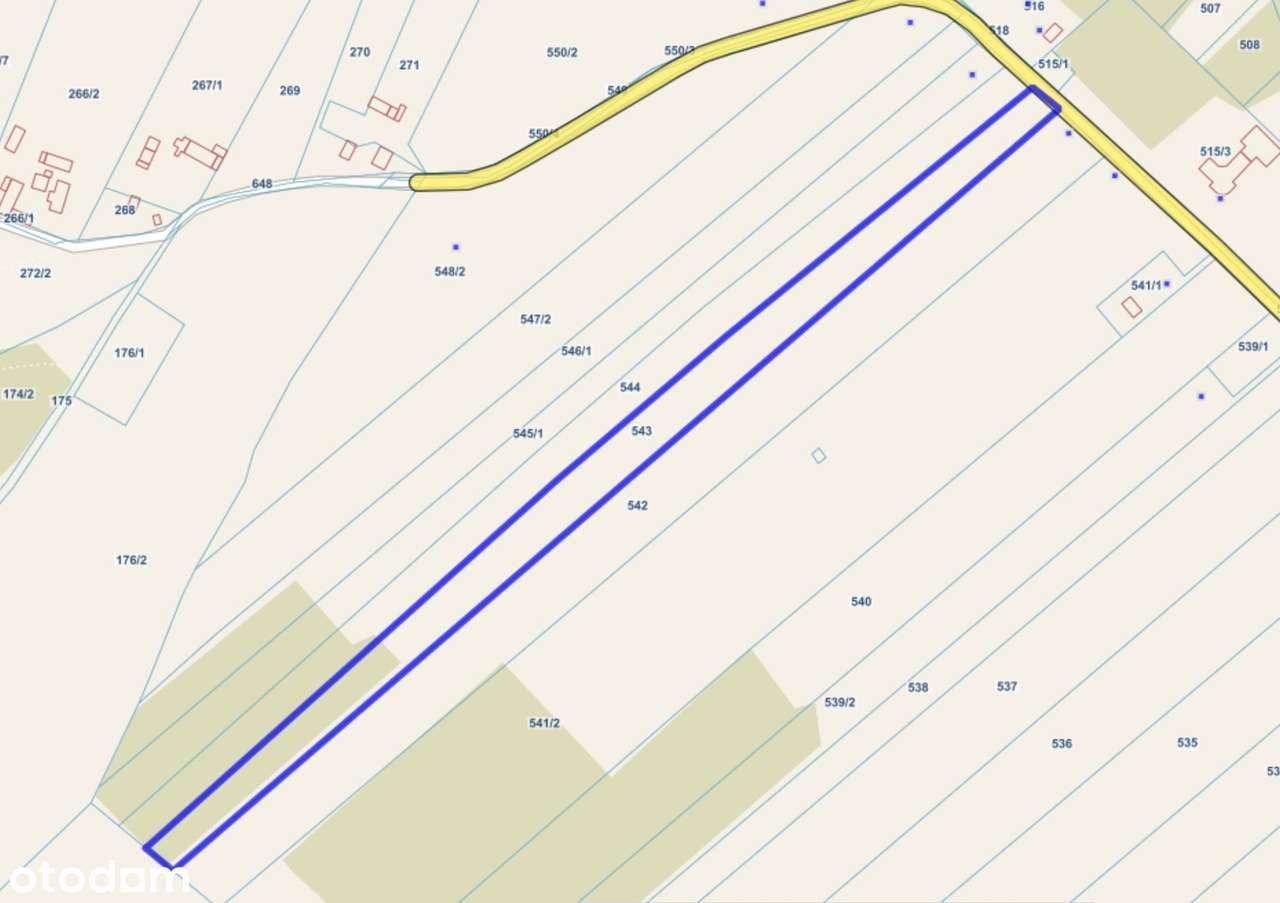 Działka budowlana z własnym lasem i asfaltowym dojazdem, media!-7
