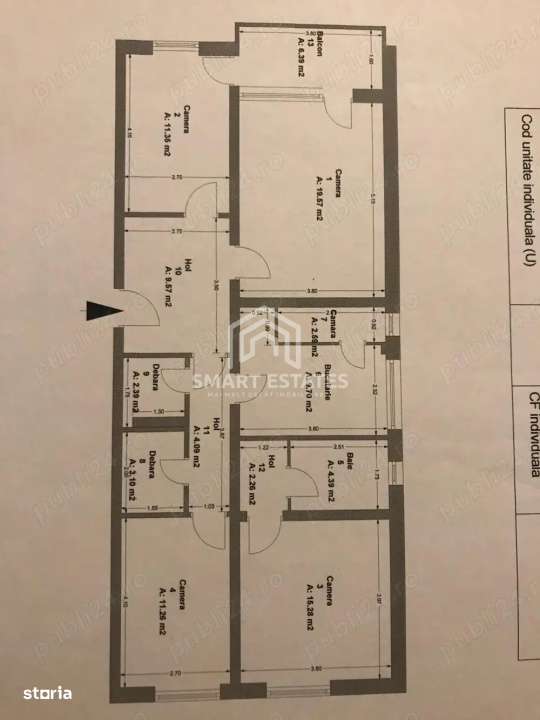 4 camere spatioase Vatra Luminoasa | boxa 11 mp | parcare in curte com-8