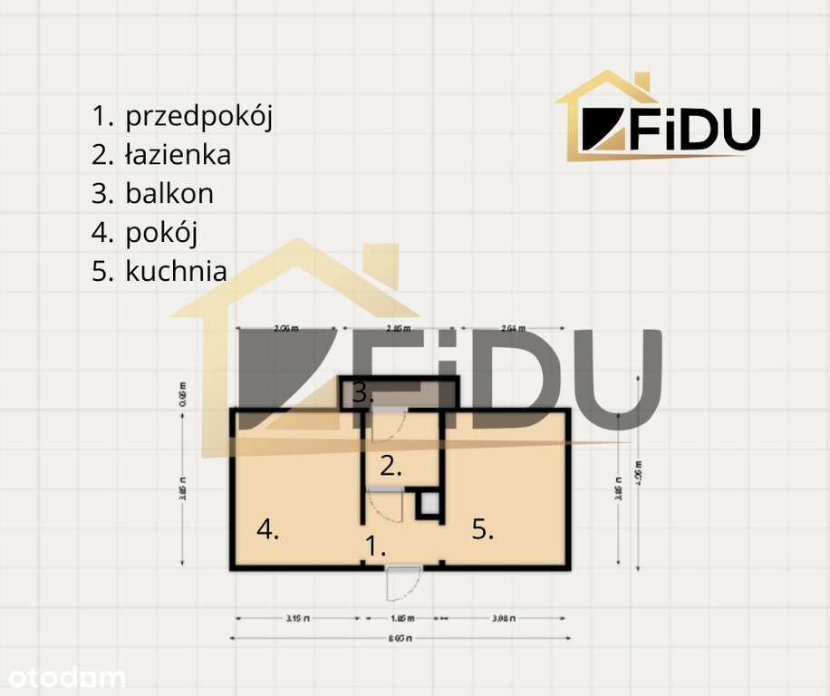Mieszkanie ul. Obrońców Pokoju 1 piętro-9