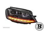 Faruri 3D LED compatibile cu VW Golf 7 VII GTI Design - 3