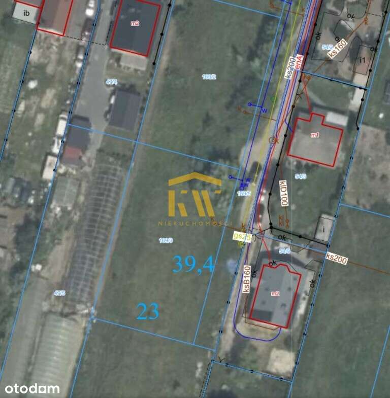 Działka z mediami - Stara Wola Gołębiowska - Pełny obrazek: 2/2