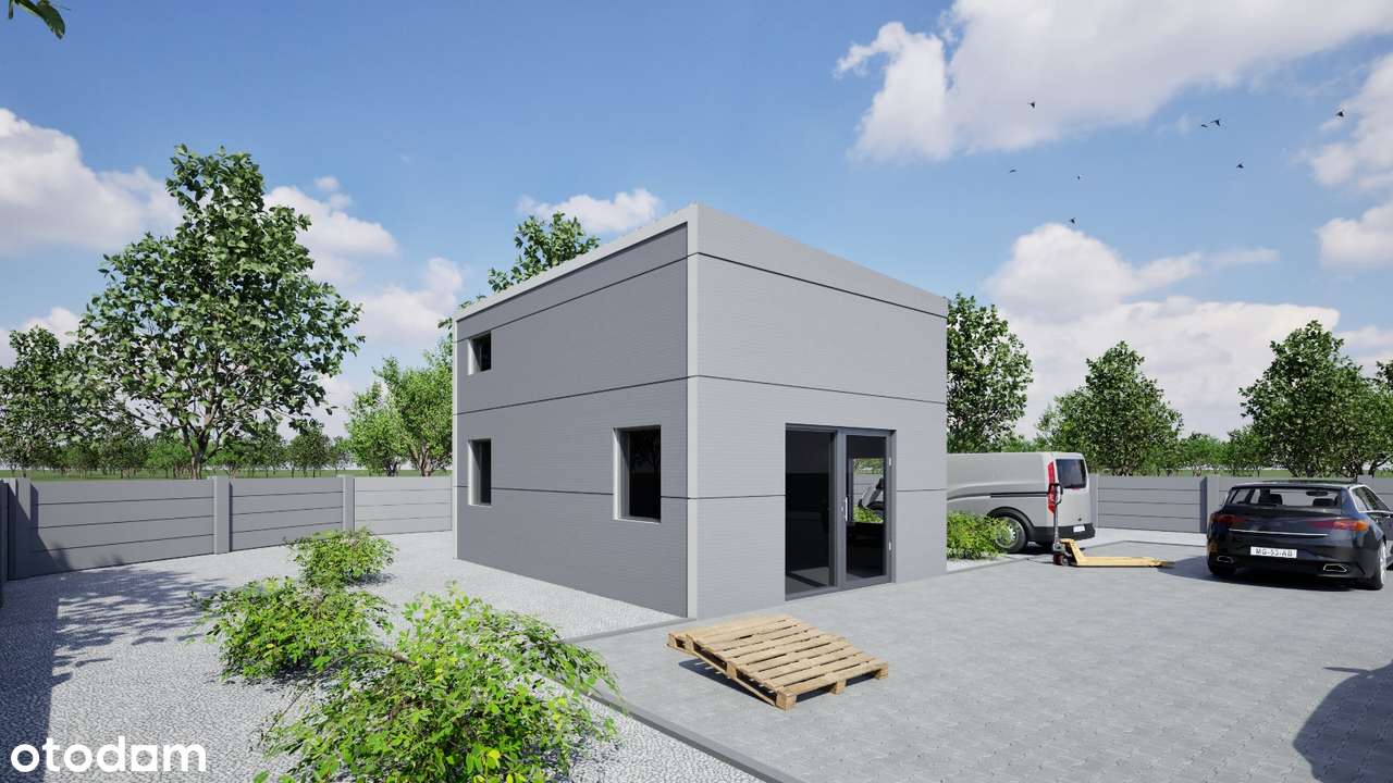 Działka na wynajem z małym budynkiem (hala)  35m2 - Pełny obrazek: 3/3