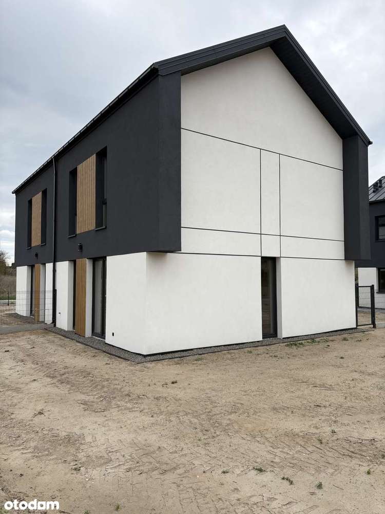 Bliźniak 83,11 m2, ładna działka, gotowy do wykończenia-5