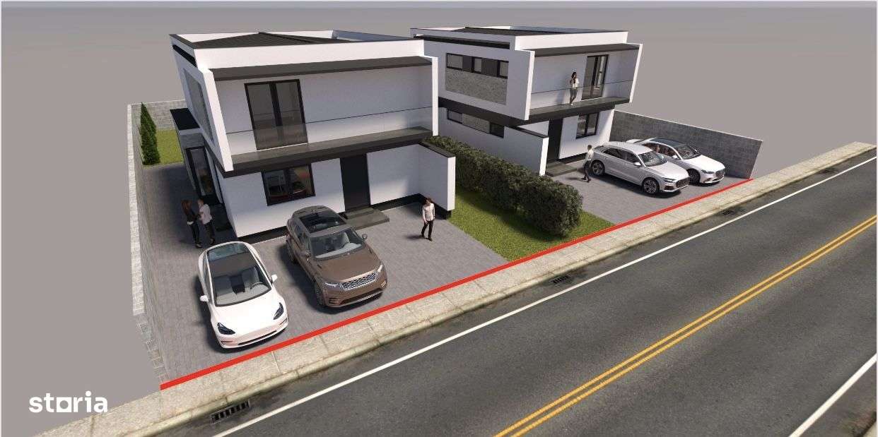 De vânzare duplex 1/2, stil cubic, despărțit prin camera tehnică, Sana - Imagine principală: 5/10