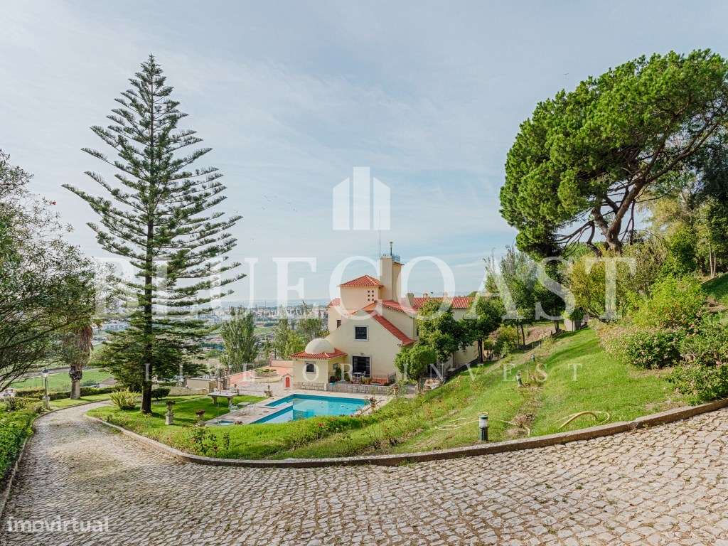 Fantástico Palacete com vista única na Costa da Caparica-5