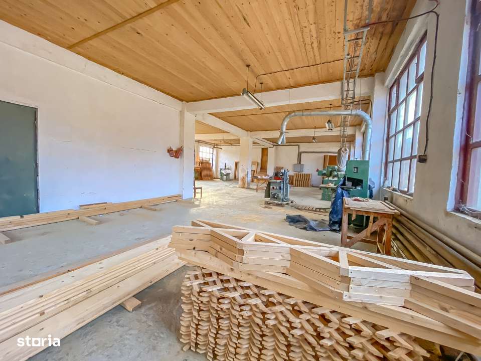 Vanzare fabrica productie lemn Tulghes, utilaje + uscator incluse Comi-18