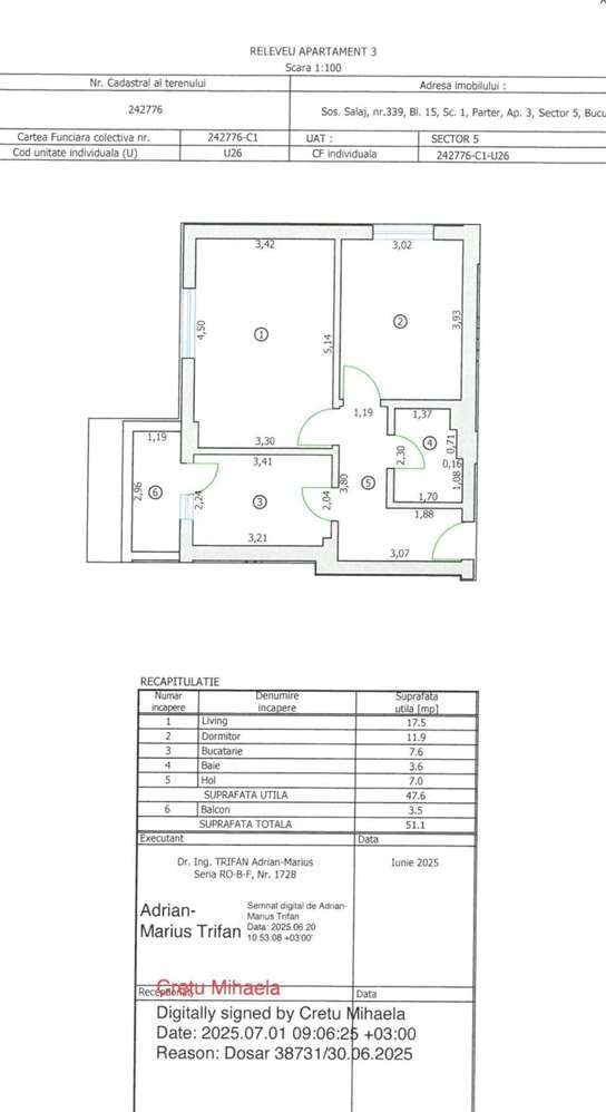 Apartament 2 camere Dream Residence decomandat-12