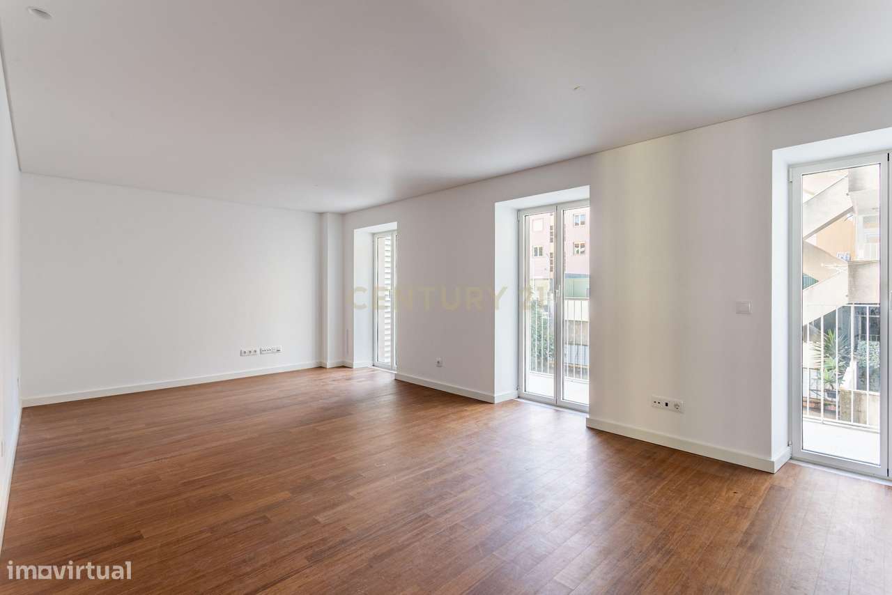 Apartamento T2 novo com varanda Rua Palmira Lisboa - Grande imagem: 3/17
