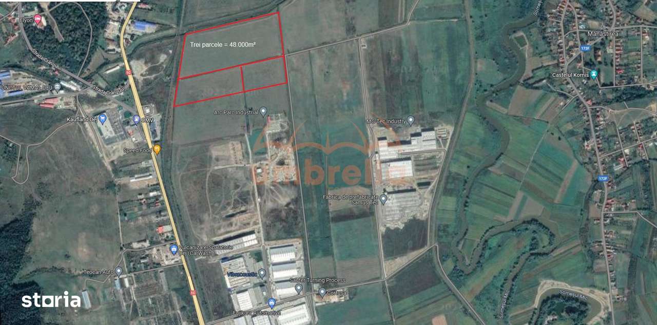 Teren 48.000m² intravilan in Dej ! - Imagine principală: 2/3