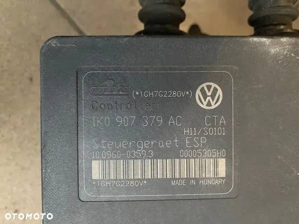 POMPA HAMULCOWA ABS VOLKSWAGEN VW GOLF V 1K0907379AC 1K0614517AE - 2