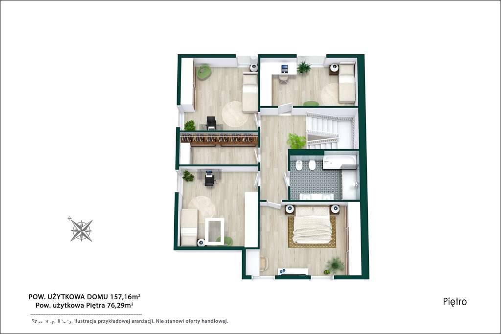Nowy Bliźniak 157 m² z Dużym Ogrodem-11