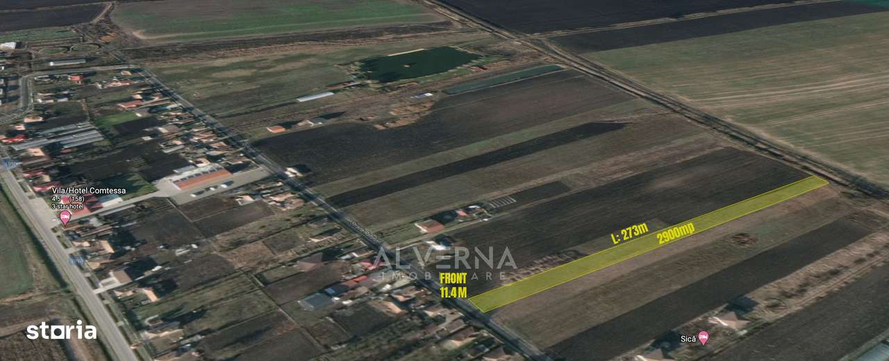 Teren intravilan - cadastrat - 2900mp - front 11.4m - Jucu de Mijloc - Imagine principală: 3/3