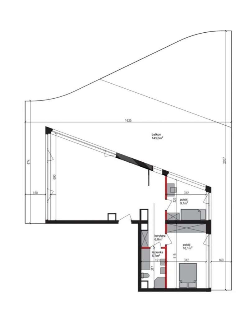 Mieszkanie z tarasem  na Perłowej Dolinie-12