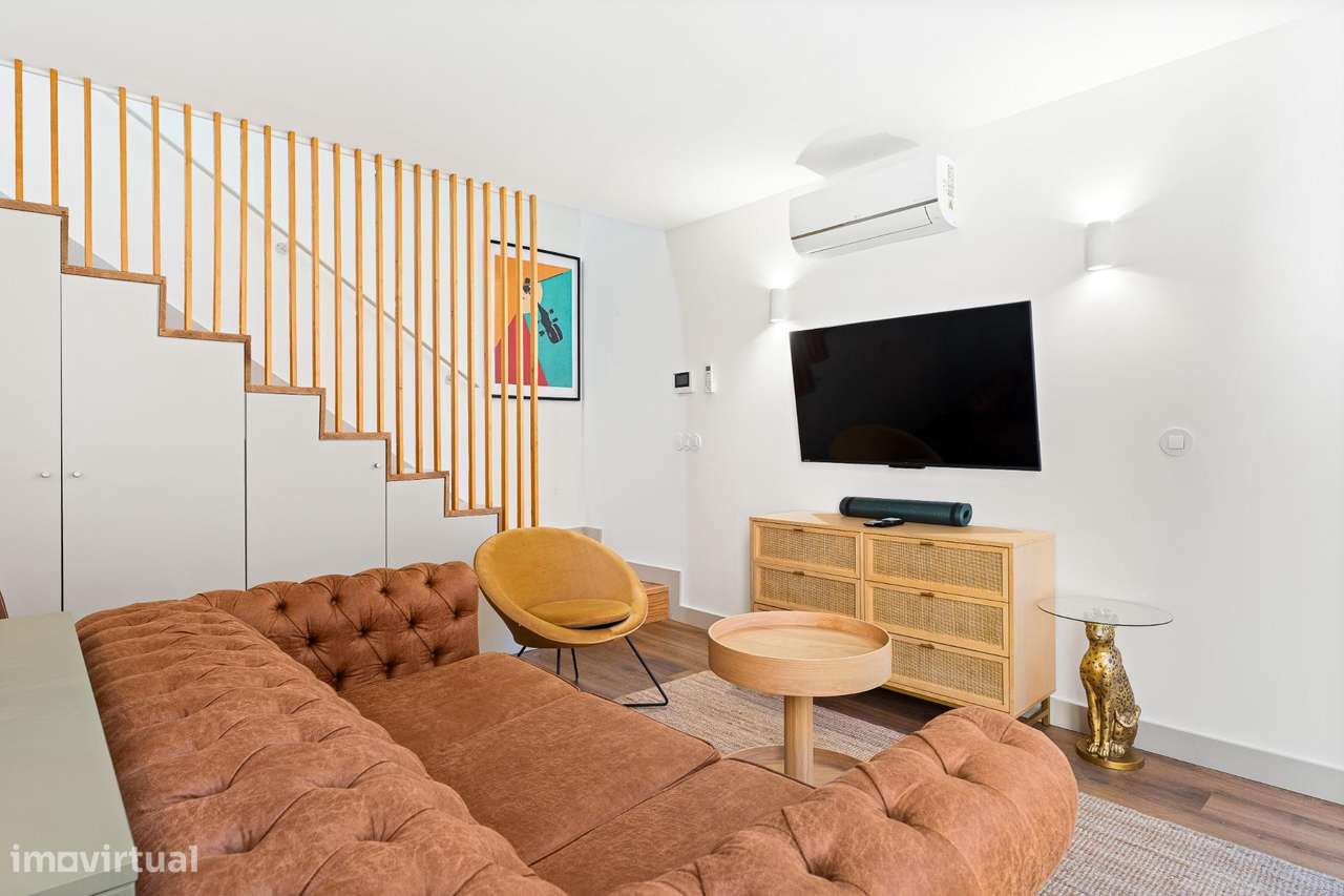 T1 Duplex com Terraço Novo na Rua do Bonjardim-7