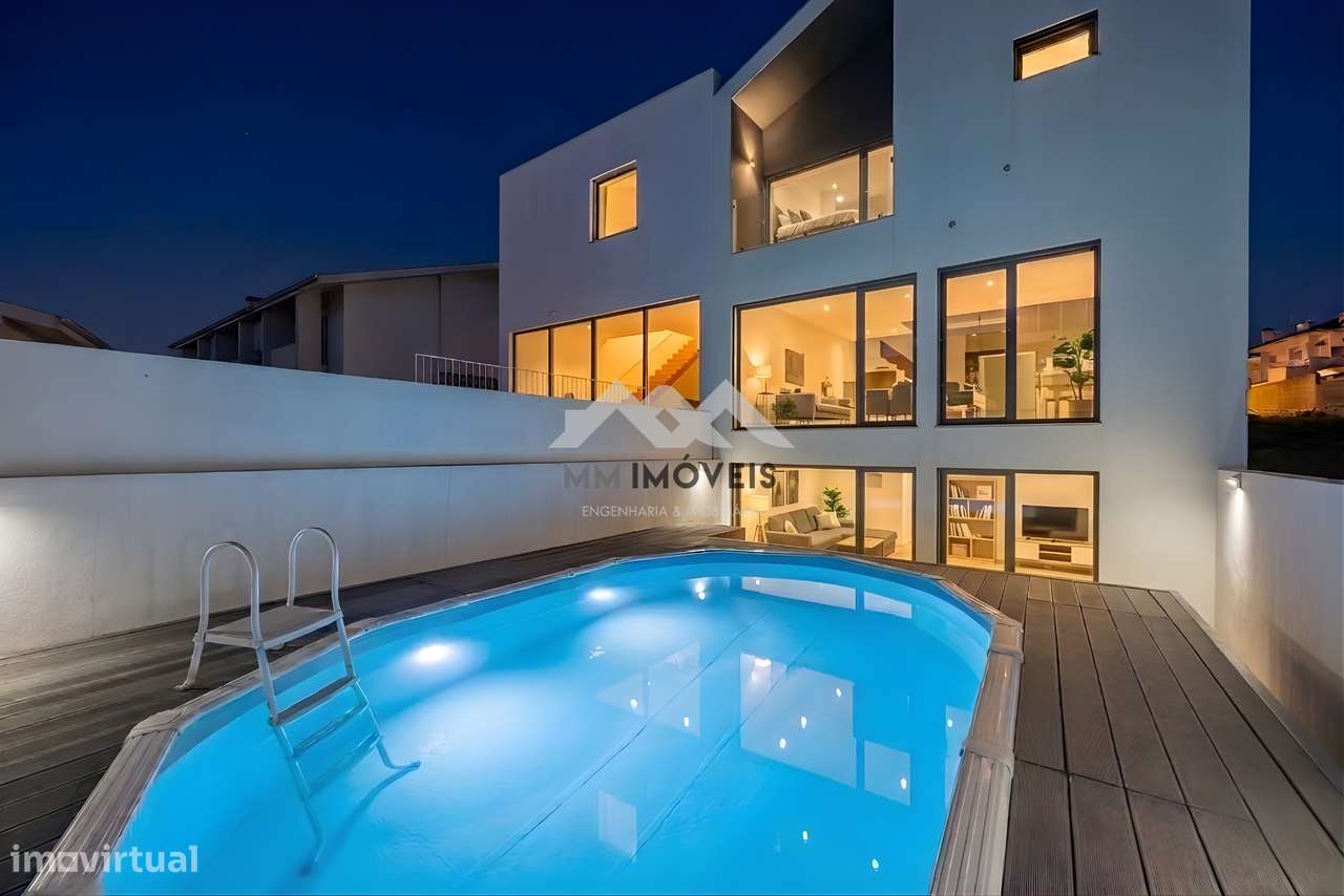 Moradia T3 | Alfena | 2023 | Piscina | Terraço | Varandas | Garagem Bo - Grande imagem: 4/59