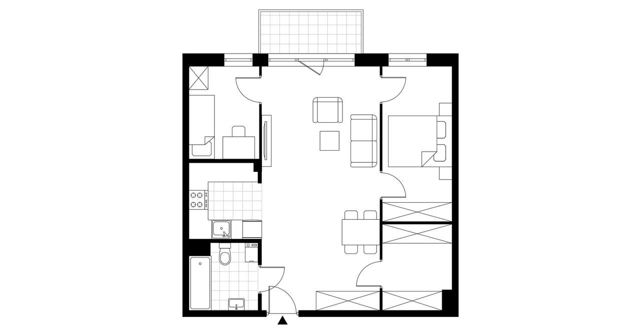 3-pokojowe mieszkanie 61m2 Bez Pośredników - Pełny obrazek: 4/5