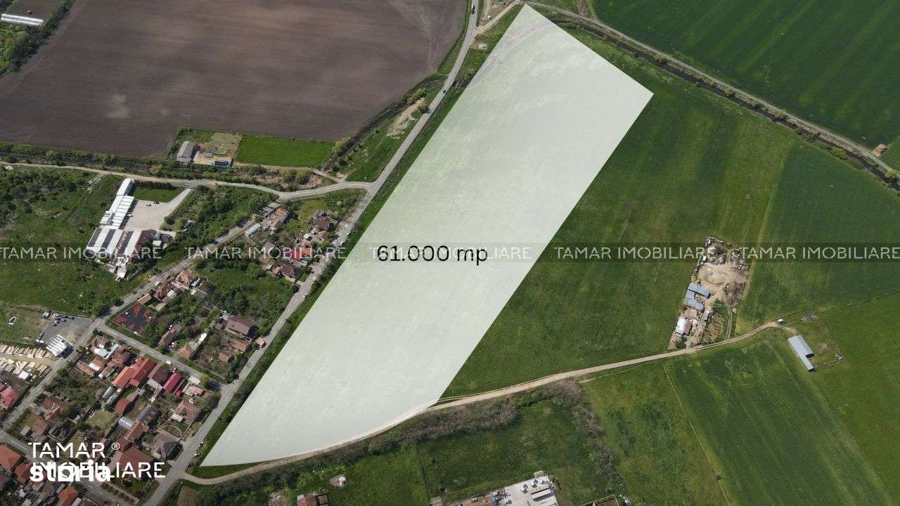 Teren 61.000 mp Gai, str. Câmpurilor - 2 fronturi stradale - Imagine principală: 4/5