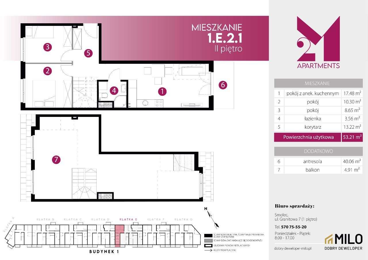 Mieszkanie 1.E.2.1 - Pełny obrazek: 2/7