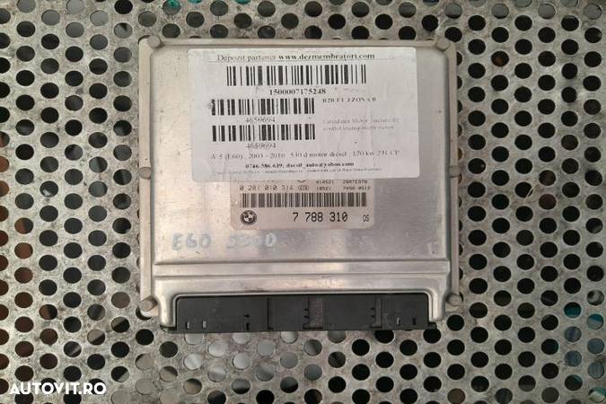 CALCULATOR MOTOR ECU 7788310 MX1253 BMW X5 - 1