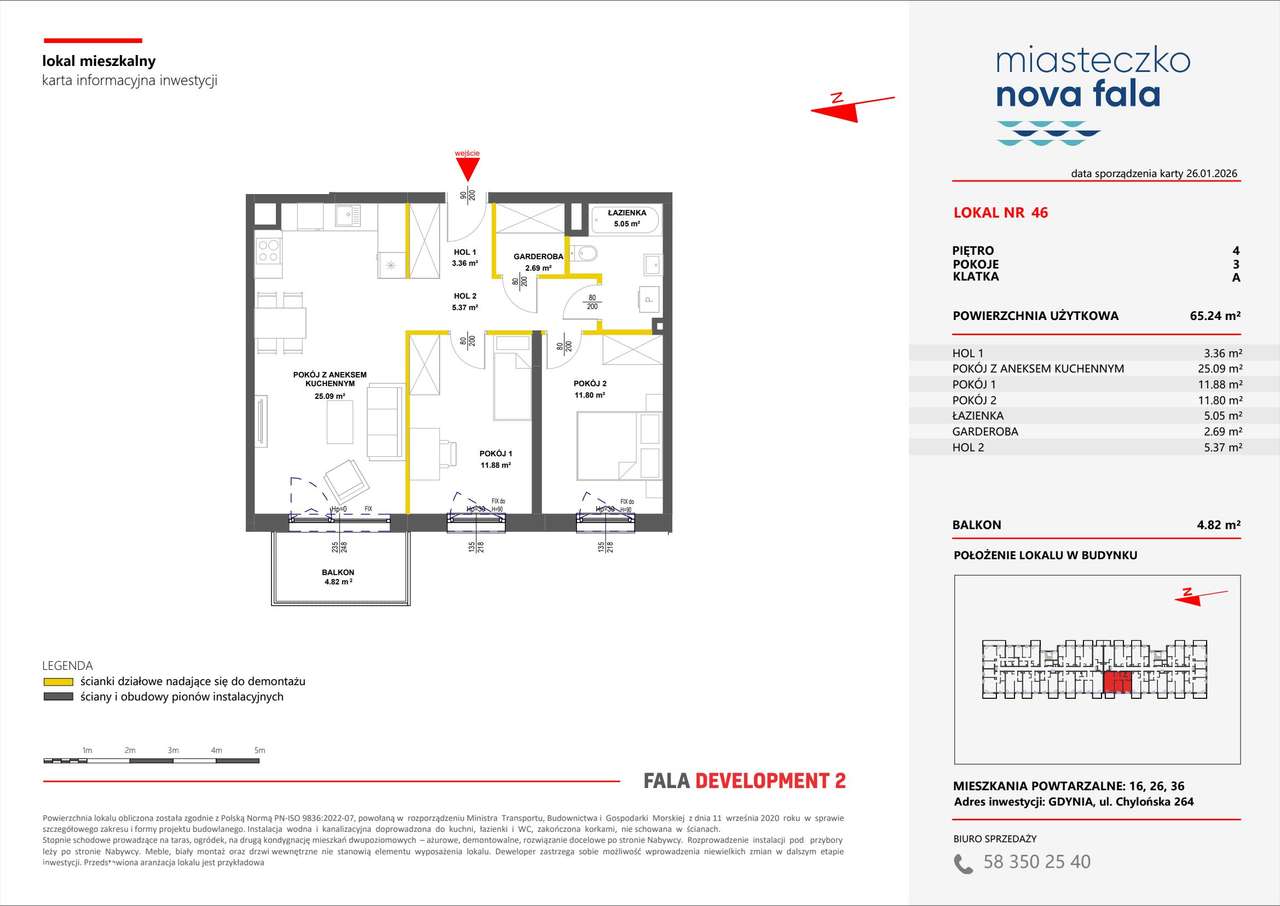 3-pokojowe mieszkanie 65m2 + balkon Bez Prowizji - Pełny obrazek: 2/9