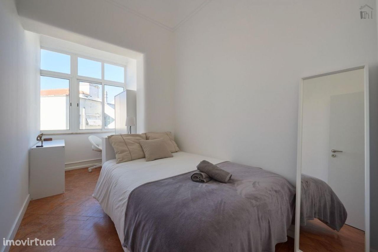 119495 - Quarto com cama de solteiro em apartamento na Alameda