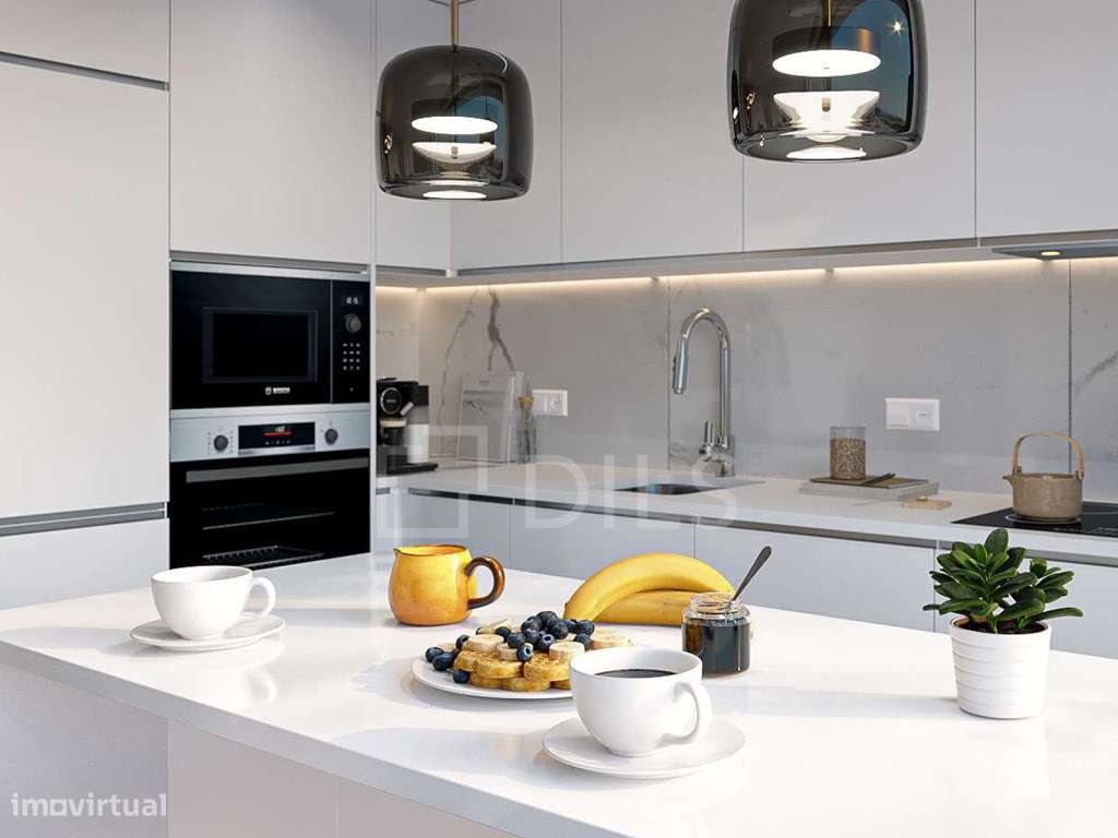 Apartamento T2 com estacionamento e varanda, em Matosinhos - Grande imagem: 4/8