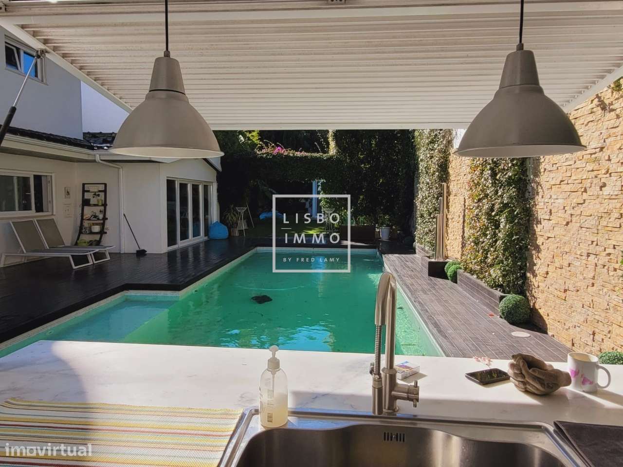 Moradia com piscina e vista panorâmica, Restelo, Lisboa - Grande imagem: 3/51