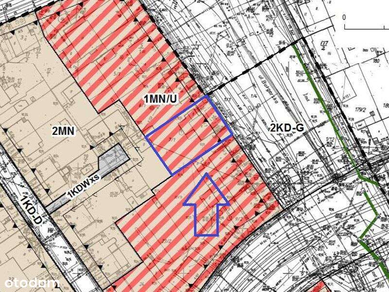 Grunwald, teren inwestycyjny idealny pod usługi, 35% zabudowy działki-12