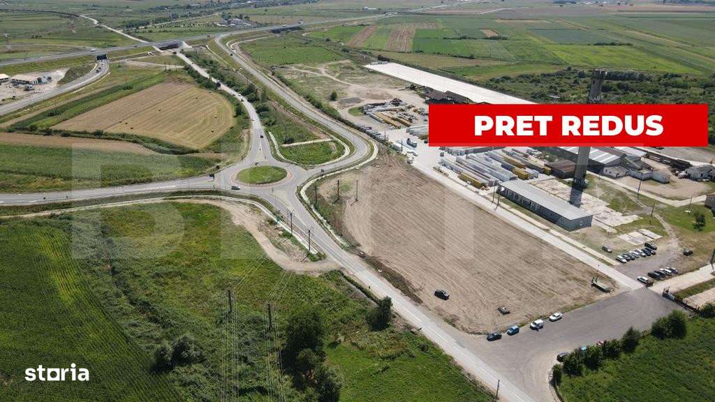 Teren intravilan, 10000 mp, zona industriala Teius - Blaj iesire de pe - Imagine principală: 4/7