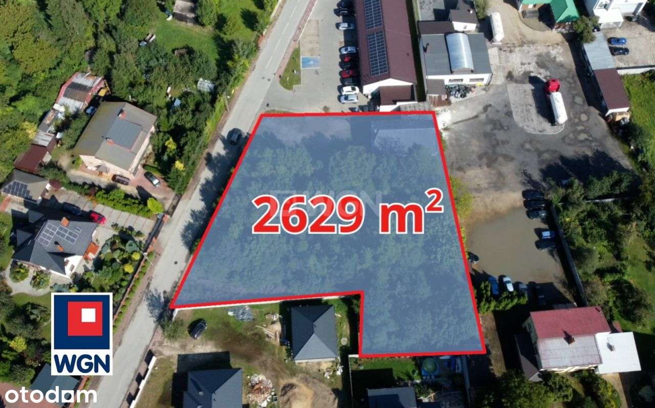 Działka budowlano-usługowa w centrum Kłomnic