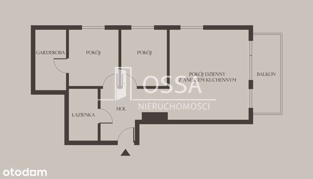 Mieszkanie 3-pokojowe | 61,88 m² | Gdańsk, Jasień-1