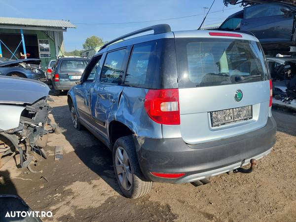 Dezmembram Skoda Yeti, an 2010, motor 2.0 TDi cod CFH, 110 cp, cutie manuala 6+1, 4X4 - 1