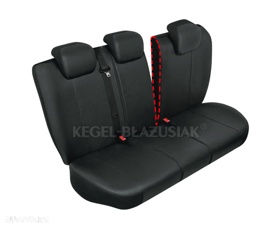 Huse scaune auto Practical M-L-Size Super AirBag - Spate set huse auto imitatie piele Kegel - 2