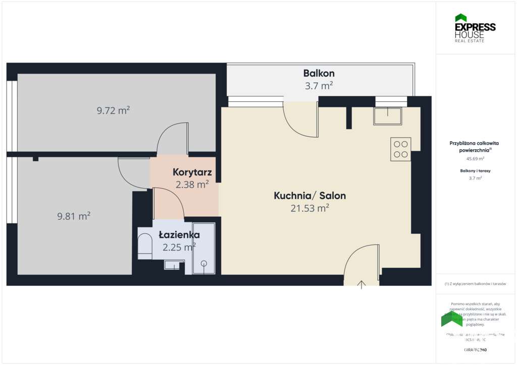 Słoneczne, 3-pokojowe mieszkanie w rozsądnej cenie-15