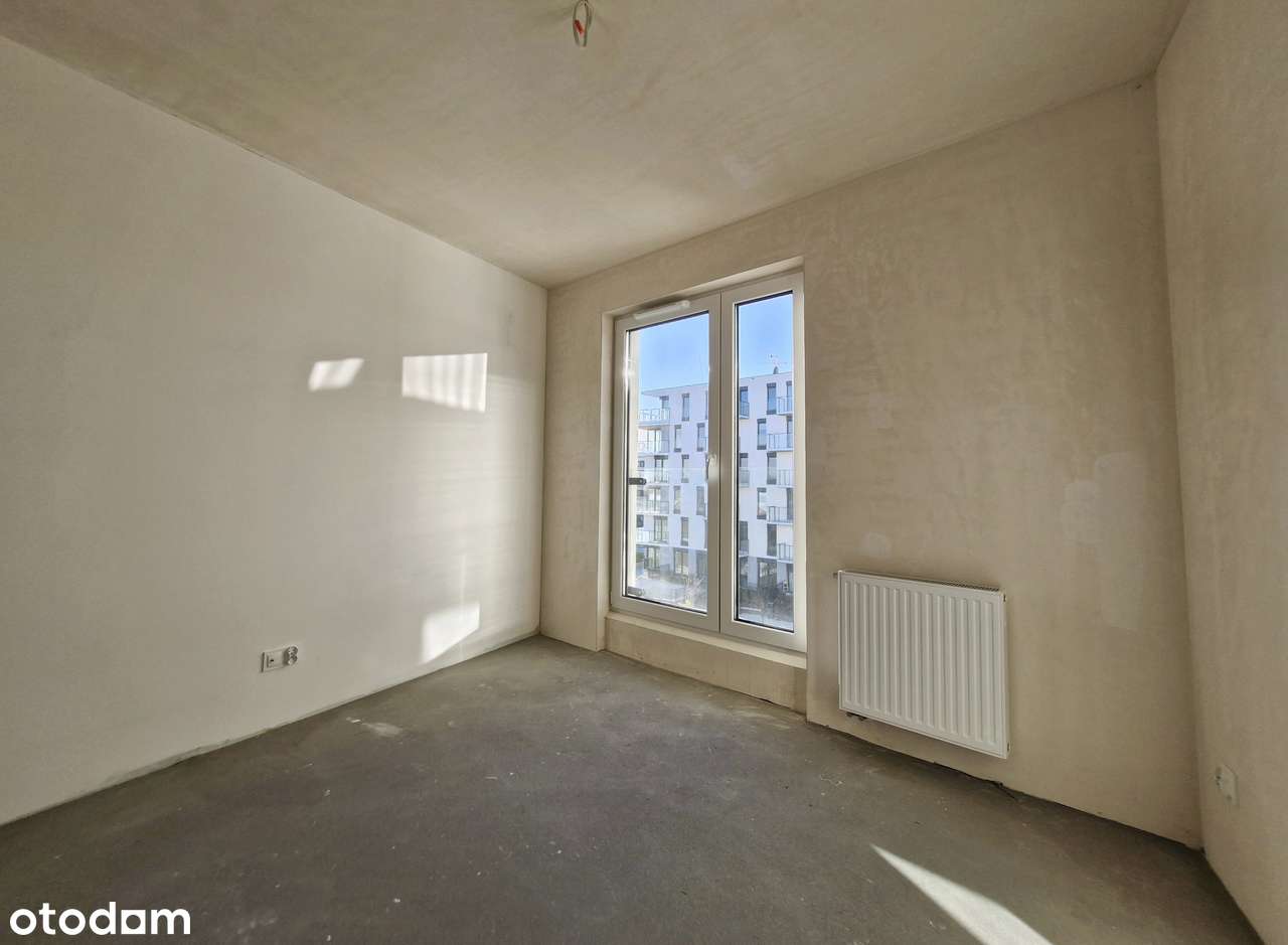 2 pokoje na prawie 50m2 | do wykończenia | zieleń | usługi | tramwaj - Pełny obrazek: 5/11