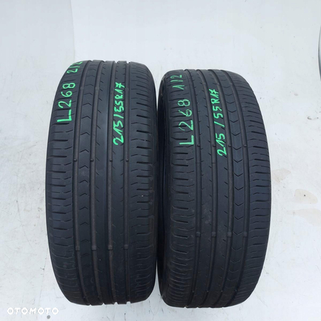 2X LETNIE 2 SZT 215/55/R17 CONTI PREMIUM CONTACT 5 - 1