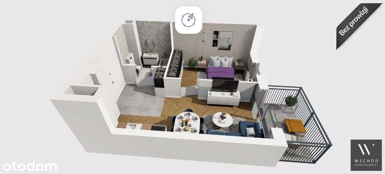 Komfortowe 2 pokoje + balkon | Promocja-0