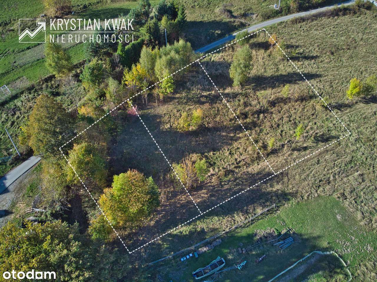 Małe widokowe działki w górach Jeleśnia Janiki-4