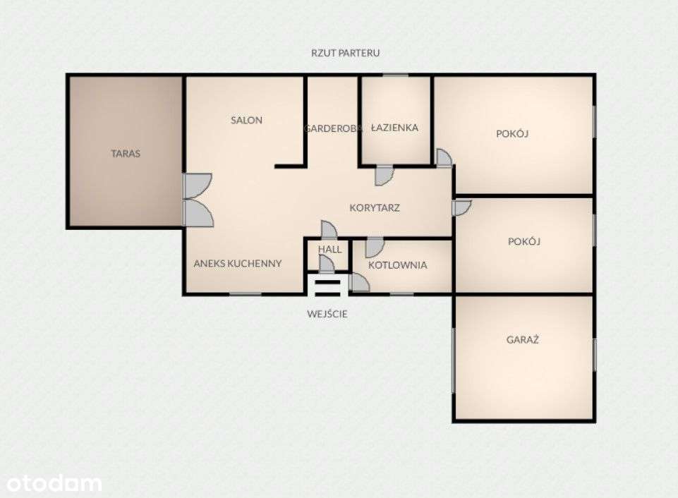 Atrakcyjny Dom Stan Surowy Otwarty - Pełny obrazek: 3/9