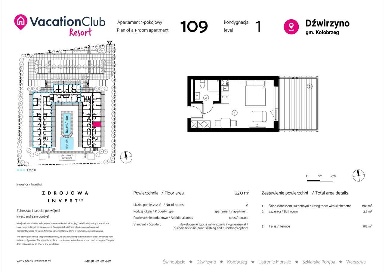 VacationClub Resort | apartament 109 - Pełny obrazek: 2/8