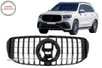 Grila Centrala Mercedes GLS SUV X167 (2019-2023) GTR Look Negru Lucios- livrare gratuita - 17