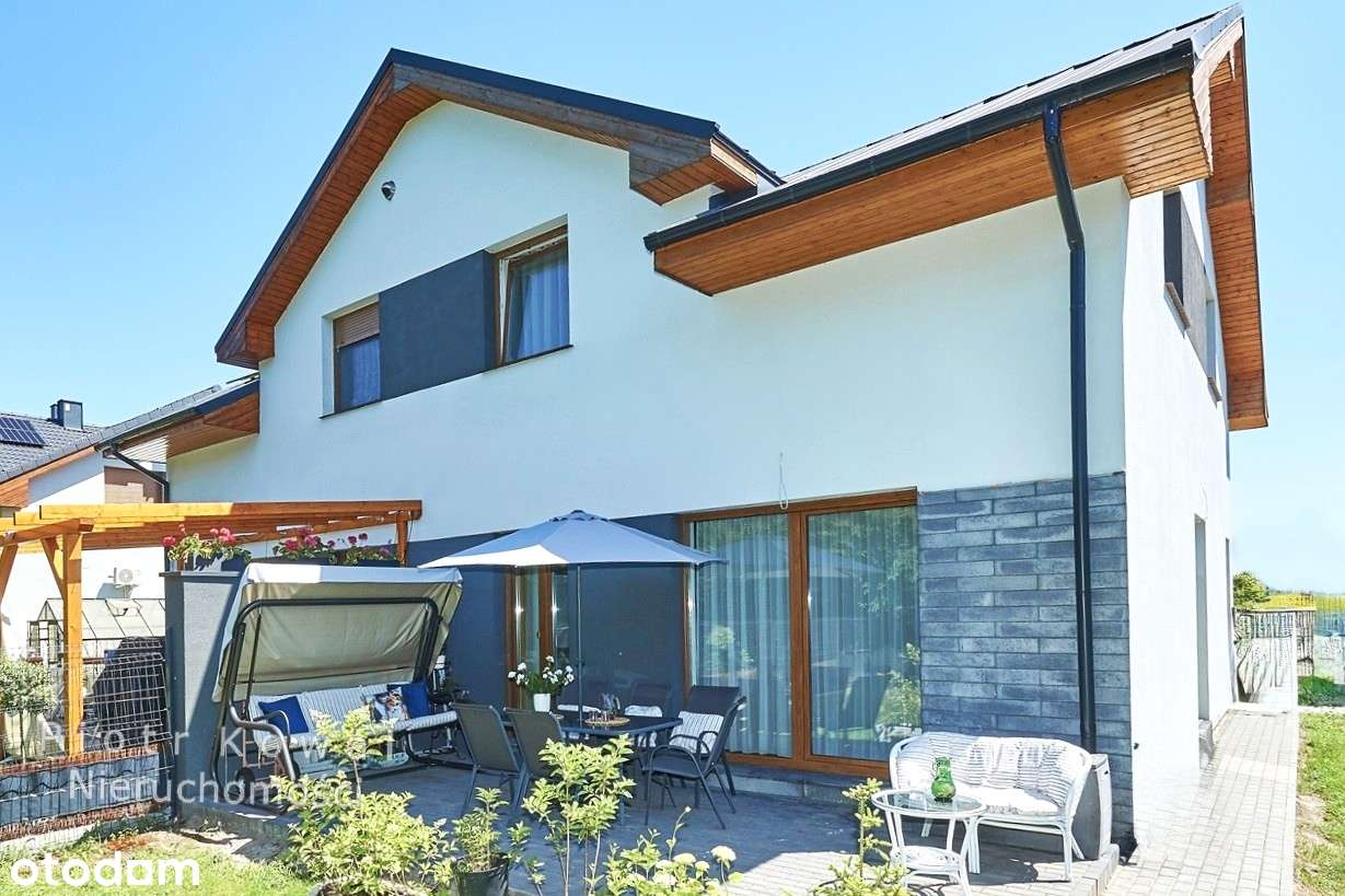Bliźniak Rokietnica 107 m2 - 5 pokoi - centrum - blisko PKP