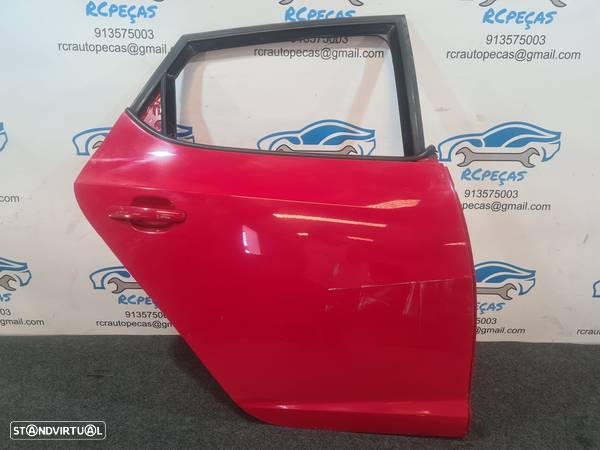 PORTA TRASEIRA TRÁS DIREITA SEAT IBIZA 6J FECHO ELEVADOR MOTOR PUXADOR VIDRO - 6