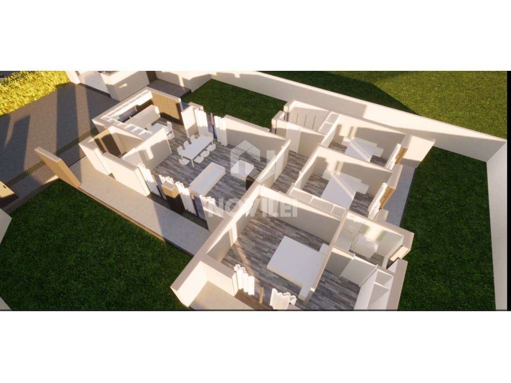 Moradia Térrea T3 em fase de construção a 10mts de Leiria. - Grande imagem: 2/5