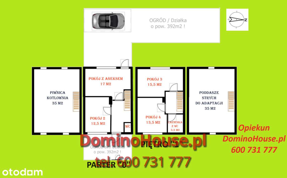 O F E R T A Szeregówka z Garażem! i dużą działką!-19