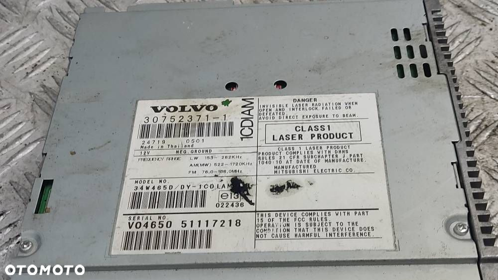 RADIO CZYTNIK CD VOLVO S40 II 30752371-1 - 4